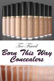 Too Faced Born This Way Concealer Swatches Foundation Swatches