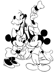 Print this color page back to the color pages. Mickey Minnie And Goofy Coloring Page Mickey Mouse Coloring Pages Disney Coloring Pages Mickey Coloring Pages