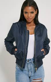 Alexus Navy Bomber Jacket Blue Bomber Jacket Bomber Jacket Outfit Satin Bomber Jacket
