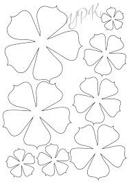 Maybe you would like to learn more about one of these? Molde O Plantilla De Flores Plantilla De Flor De Papel Plantilla De Flores De Fieltro Flores De Papel Hechas A Mano