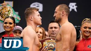 El horario en que comenzará la transmisión en vivo en méxico será en punto de las 21:00 horas. Saul Canelo Alvarez Vs Sergey Kovalev Ceremonia De Pesaje Youtube