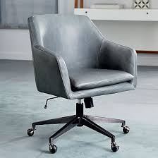 The west elm work sterling chair is available in the following finish options: Helvetica Leather Office Chair Office Chair Design Leather Office Chair Upholstered Office Chair