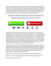 Beauty And The Beast Full Free 2017 By Arrenabina Issuu