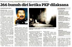 Dilaporkan utusan malaysia , polisi mendapatkan laporan mengenai upaya itu sebelum pukul 19.00 waktu setempat, dan menemukannya basah kuyup di tepi jalan. Fezza Hussin On Twitter Sedih Weh Baca Statistik Ni Antara Mac Oktober Tahun Lepas 266 Orang Bunuh Diri Fuhh Punca Utama Sebab Masalah Kewangan Masalah Keluarga Kes Rumahtangga Lebih 70 Daripada Jumlah
