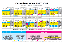 Calendar Scolar 2018 Olimpnet Platforma De Formare Profesionala