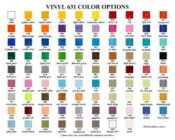 Vinyl Color Options Chart For Store Owners Color Mockups