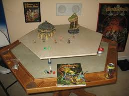 Gaming Table Idea For Nathan Dnd Table Table Games Tabletop Games