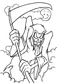 Print out these free halloween coloring pages and create your own scary halloween coloring book, have fun and decorate your room with your favorite halloween creatures, color and use for a halloween party, have a coloring contest, or use to decorate a spooktacular haunted house. Free Scary Halloween Coloring Pages Coloring Home