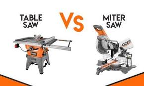 Table Saw Vs Miter Saw Where Should You Spend Your Dime Table Saw Miter Saw Mitered