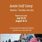 Junior Golf Camp