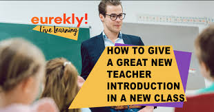 I write to fill the page, preferably with nothing. Practical Tips For The Ideal New Teacher Introduction In A New Class
