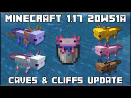 Since minecraft 1.17 is split into two updates, there are two different spawning areas for axolotls. Minecraft 1 17 Snapshot 20w51a Axolotl Youtube