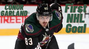 Garland, 25, made his international debut and led team usa in goals (6), assists (7) and points (13) to help blaze. Conor Garland Dobberprospects