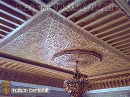 Epingle Sur Plafond Artisanal Marocain Sculpte