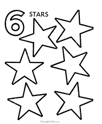 Preschool Number Worksheets 008 Star Coloring Pages Numbers Preschool Preschool Number Worksheets