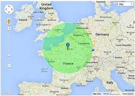 A kilometer (abbreviation km), a unit of length, is a common measure of distance equal to 1000 meters and is equivalent to 0.621371192 mile or 3280.8398950131 feet. Radius Around A Point On A Map