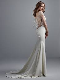 Stunning ivory vintage charleston flapper 1920's inspired beaded wedding dress. Great Gatsby Inspired Wedding Dresses To Fall In Love With