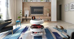 Coffee table with a wireless charging pad, thermoelectric cooling drawer, and bluetooth speakers, the sobro smart side table is furniture designed to help you live better. Coosno High Technology Even In A Coffee Table Geek Tech Online