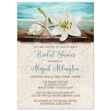 Your safety, and the safety of your guests, is of the utmost importance to us. Bridal Shower Invitations Beach Lily Seashells And Sand