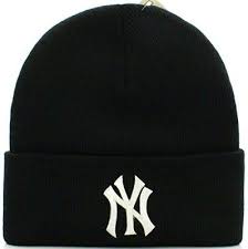 Amazon Com New York Yankees Black Beanie Hat Mlb Ny Cuffed Winter Knit Cap Sports Fan Beanies Sports Outdoors Black Beanie Beanie Hats