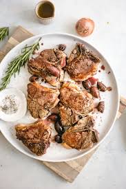Lamb Chops With Red Wine And Rosemary Andie Mitchell Recipe Lamb Chops Lamb Loin Chops