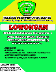 We did not find results for: Lowongan Kerja Yayasan Perguruan Tri Karya Sunggal Facebook