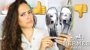 Discount hermes sun yellow lizard leather classic sandals shoes flat heel. Are They Really Worth It Hermes Oran Sandal Review Youtube
