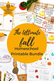 Sale The Ultimate Fall Homeschool Printable Bundle Homeschool Homeschool Elementary Homeschool Printables