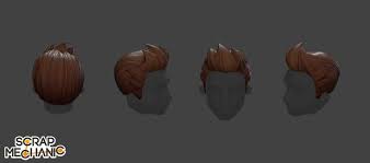 Artstation Scrap Mechanic Hair Amanda Gyllin Scrap Mechanics Artwork Womens Haircuts