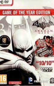 Download free games, movies, and films for life including pc games, hd movies; Batman Arkham City Game Of The Year Edition Free Download Repacklab
