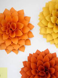 Easy Diy Craft Paper Dahlias Fall Paper Crafts Fall Crafts Diy Paper Crafts Diy