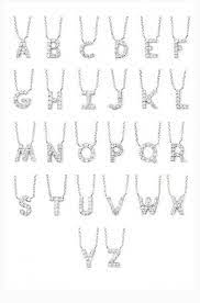 Pin By Carrie Mason On Accessories Initial Necklace White Gold Diamond Initial Necklace Initial Necklace