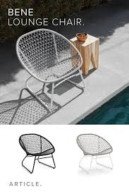 An Aluminium Frame Gives The Piece Visual And Physical Lightness While Two Colorways Let You Custom Modern Outdoor Lounge Chair Lounge Chair Outdoor Chair