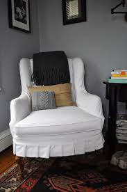 White Wingback Chair Slipcover Slipcovers For Chairs White Slipcovered Chair Wingback Chair Slipcovers