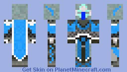 A knight with shining diamond armour. Diamond Knight Minecraft Skin