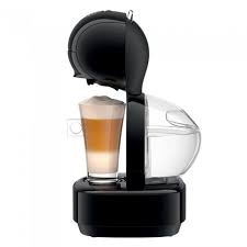 Select your beverage pod, adjust the led display using the toggle stick to the recommended setting on the pod, position the toggle stick to hot or cold. Nescafe Dolce Gusto Lumio Coffee Machine Black Lumio Blk