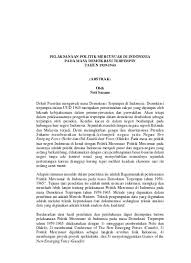 Kepala negara pada masa ini dijabat oleh presiden soekarno. Pelaksanaan Politik Mercusuar Di Indonesia Pada Masa Demokrasi Terpimpin Tahun 1959 1965