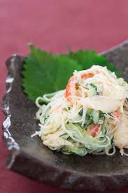 Kani Salad Recipe Japanese Crab And Cucumber Salad Recipe Kani Salad Cucumber Recipes Salad Japanese Salad