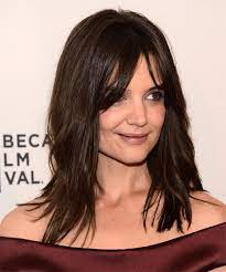 Katie Holmes Long Straight Casual Hairstyle Medium Brunette Chocolate Katie Holmes Hair Long Hair Styles Hairstyle