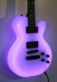 Neon Les Paul Guitar Bornrich Music Guitar Guitar Cool Guitar