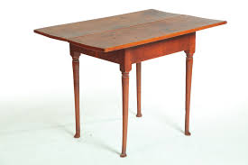 Queen Anne Tavern Table New England 18th Century Maple Rectangular Top Over Turned Legs Ending In Pad Feet Colonial Furniture Furniture Tavern And Table