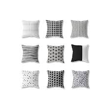 Black And White Geometric Throw Pillows Black White Mix And Match Pillow Covers Accent Pillows Geometric Throw Pillows 14x14 16x16 18x18 20x20 26x Geometric Throw Pillows Throw Pillows Pillows