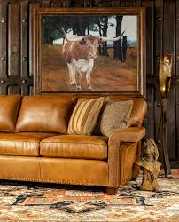 Thatcher Sofa Cowhide Furniture Quality Leather Furniture Hand Crafted Furniture