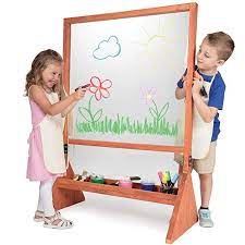 Double Sided Indoor Outdoor Plexiglass Art Easel 21 X 36 X 51 In Easy To Clean Kids Can Draw Or Paint On Decorar Habitacion Ninos Ninos Habitaciones Nina