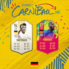 Here's the cheapest solution to complete showdown antonio rüdiger sbc right now, according to futbin, a website that specializes in fifa content. Fifa 19 Antonio Rudiger Carniball Sbc Announced Fifaultimateteam It Uk