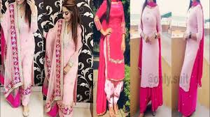 Check spelling or type a new query. Light Pink And Dark Pink Combination Suit Desine Party Wear Pink Dress Youtube