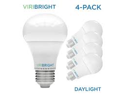 Viribright 13w 100 Watt Equivalent Led Light Bulbs Daylight 6500k General Purpose A19 Led Bulbs W E26 Medium Base 1400 Lumens Ul Listed Pack Of 4 Newegg Com