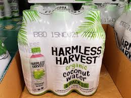 The same amount of orange juice, by comparison, has double the sugar and calories. Harmless Harvest Coconut Water Costco