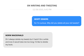 This Is What It S Like To Text Norm Macdonald Washington Post