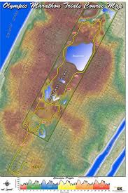 Olympic Trials Course Map Central Park New York City Ny